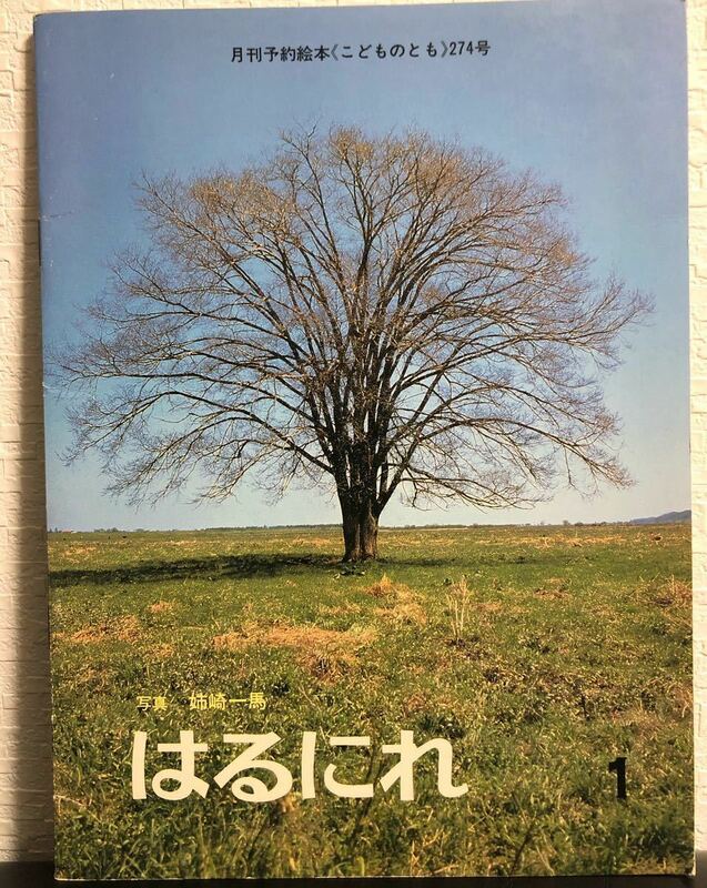 美品・当時物「はるにれ」こどものとも　福音館　レトロ絵本　1979年