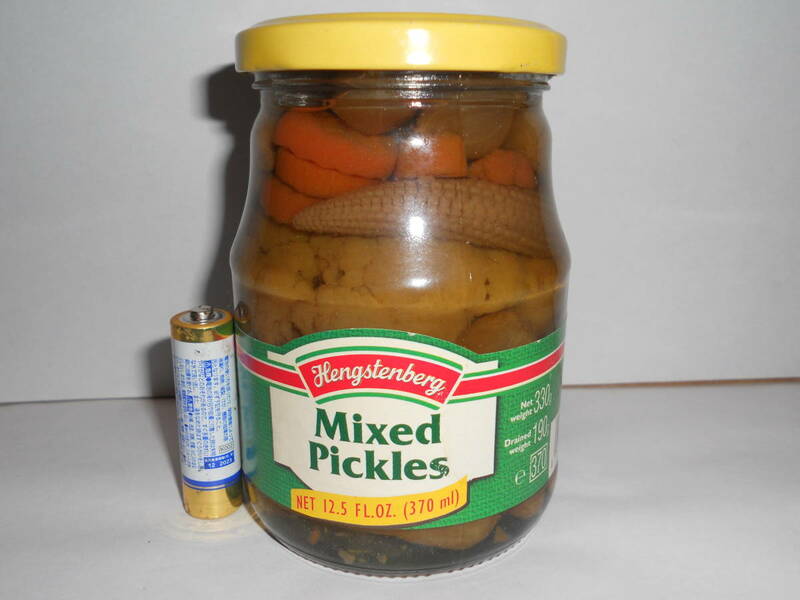 熟成 Mixed Pickles ピクルス 370ml 品質保証期限1999/12 RYOKA JAPAN　注:食べ物ではありません