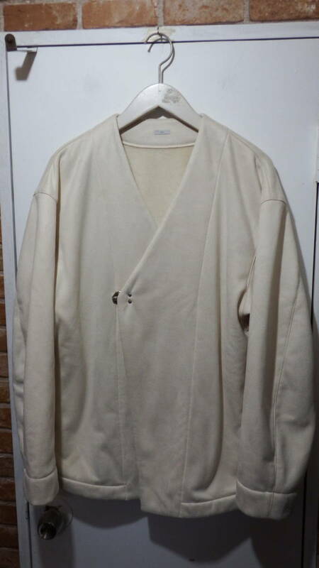 Y.O.N. ワイオーエヌ 　21AW FAKE MUTON CARDIGAN フェイクムートンカーディガン　YON-21AW-CS002 white size48 FK