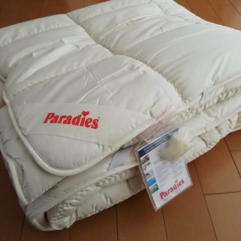 【ダブルサイズ】新品西川　Paradies/パラディース　快眠　さわやか 吸湿　ウールパッド　バーデンバーデン ドイツ製（Ｄ140x200cm）2.8KG