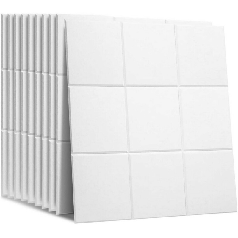 吸音材 壁 吸音ボード 防音材 30*30cm 10枚セット 厚さ0.9cm 吸音パネル きれいに貼れる 高密度 硬質フェルトボード 壁と床兼用 防音対策