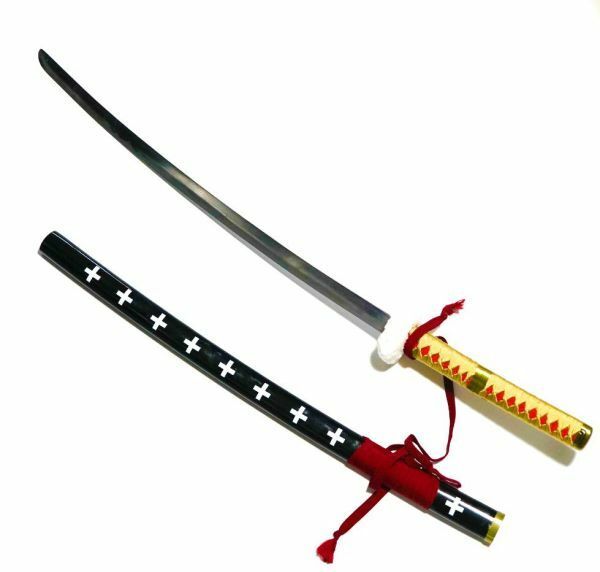 コスプレ ロー 刀 剣 武器 金属 トラファルガーロー 国内 コスプレ 道具　104cm茶色