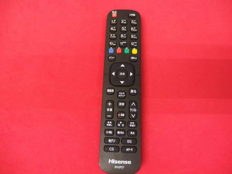 ユ▲19944　 ■純正■Hisense ハイセンス テレビ リモコン EN2P27 保証あり