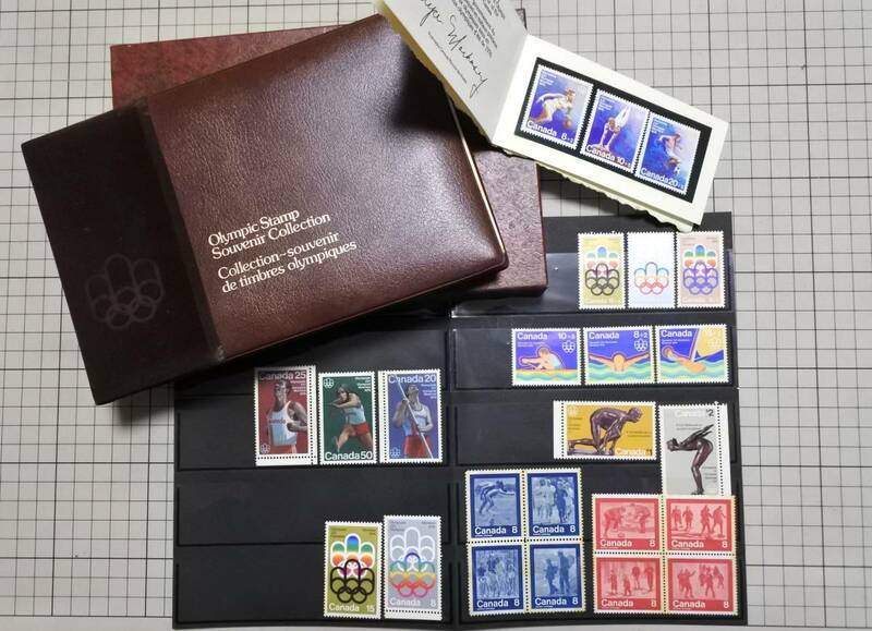 カナダ 記念切手セット モントリオール五輪 1976年 未使用 海外切手 外国 オリンピック スポーツ Olympic Stamp Souvenir Collection