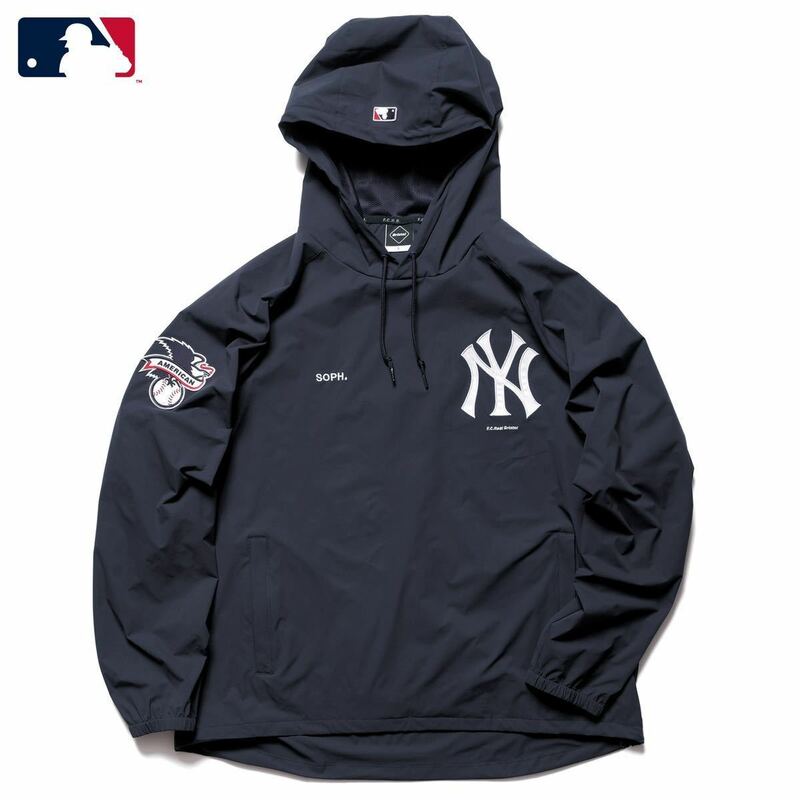 【新品タグ付き】 21AW 22 FCRB f.c real bristol エフシーレアルブリストル SOPH ソフ MLB TOUR PACKABLE ANORAK アノラック ヤンキース