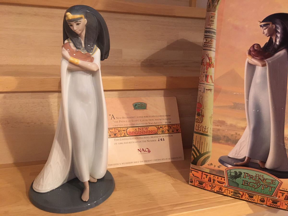 リヤドロ　NAO エジプトプリンス限定品　シリアルN.283/3000 旧約聖書　出エジプト記　箱付