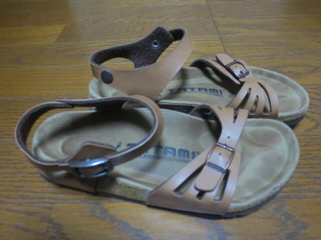 BIRKENSTOCK FUSSBETT BALI TATAMI 32 K3 ビルケンシュトック　バリ　サンダル　サイズ３８　ナロー幅