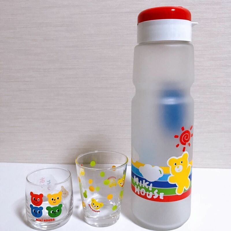 ミキハウス【MIKIHOUSE】クールポット ガラスポット 1.1リットル コップ グラス