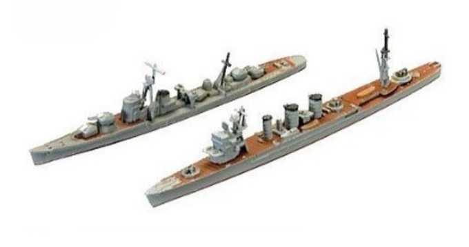 F-Toys 1/2000 艦船キットコレクションvol.7 4-B 軽巡 五十鈴・駆逐艦 若月 WL エンガノ岬沖