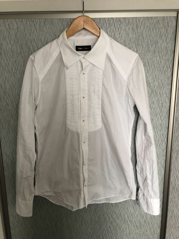 DRESS CAMP 長袖シャツ 46ドレスシャツ 白シャツ ボタンダウンシャツ ドレスキャンプ