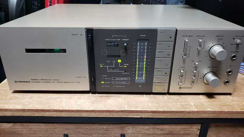 Pioneer 3ヘッドカセットデッキ CT-770 ジャンク