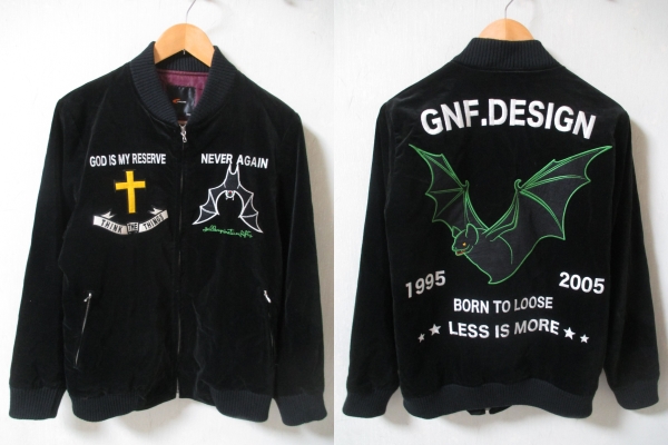 日本製 G1950 ギャラリー 10thアニバーサリー バンパイヤ ベロアスカジャン Mサイズ