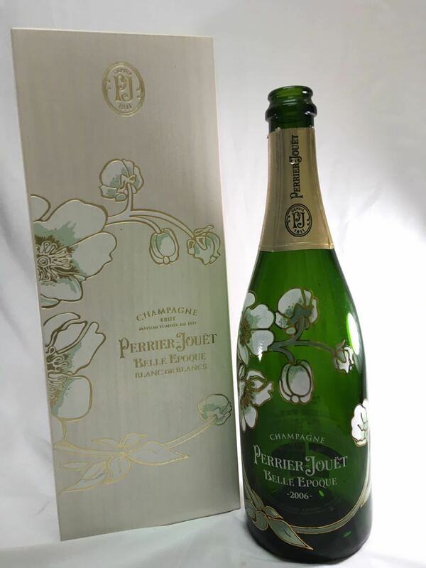 ペリエジュエベルエポック PERRIER JOUET Belle Epoque 2006 シャンパン アンティーク 空瓶 空箱 ベルエポック ヴィンテージ パーティー