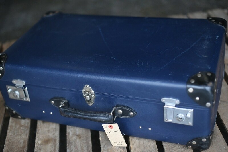 105691 丁番不良　ヴィンテージ　英国 グローブ トロッター 「GLOBE TROTTER」 トランクケース　ビンテージ　アンティーク　スーツケース