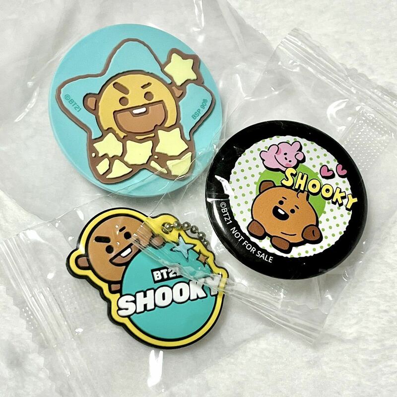 BT21 ファミマ 一番くじ スマホグリップ くら寿司 ガチャ shooky