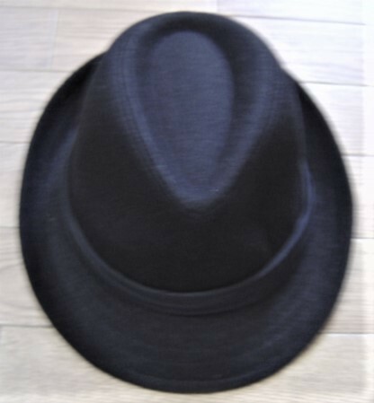 特価セール 冬用 メルトン 中折れハット 帽子 リトルムーランド Little Moorland 黒 黒 58cm 新品　
