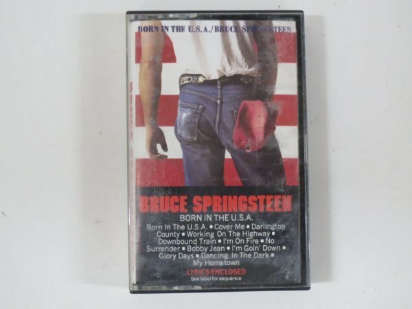 59006■カセットテープ　Bruce Springsteen 　BORN IN THE U.S.A.　QCT38653