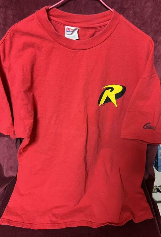 '98 US古着 DC COMICS『BATMAN』ロビン ROBIN Tシャツ XL 送料込み バットマン