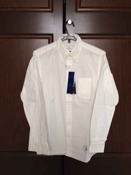 uniform experiment white LINE SHIRT ホワイトライン シャツ 新品