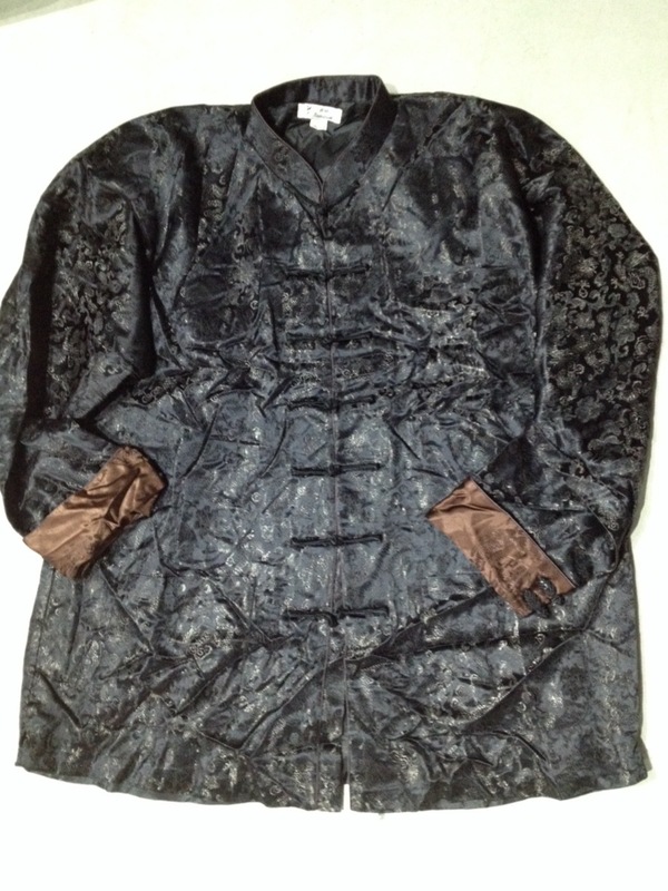 ヴィンテージ　チャイナ服　ジャケット　中国　刺繍　衣装　カンフー　コスプレ