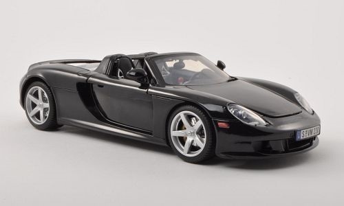 1/18 ポルシェ 黒 ブラック カレラ Porsche Carrera GT black 1:18 Motormax 2004 梱包サイズ80