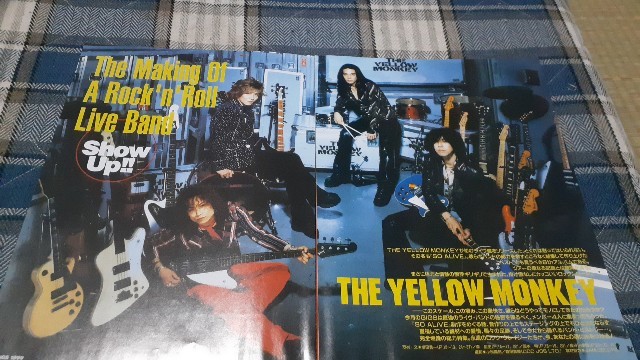 GiGS☆記事☆切り抜き☆THE YELLOW MONKEY『SO ALIVE』超特集▽10DV：ccc1135