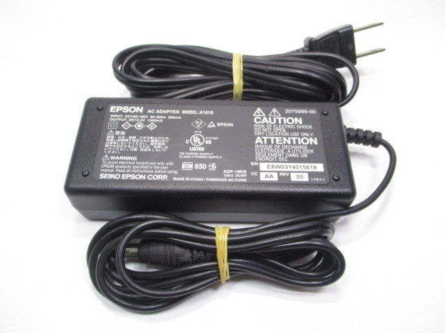 AD30057★エプソン EPSON★ACアダプター★A181B★保証付！即決！