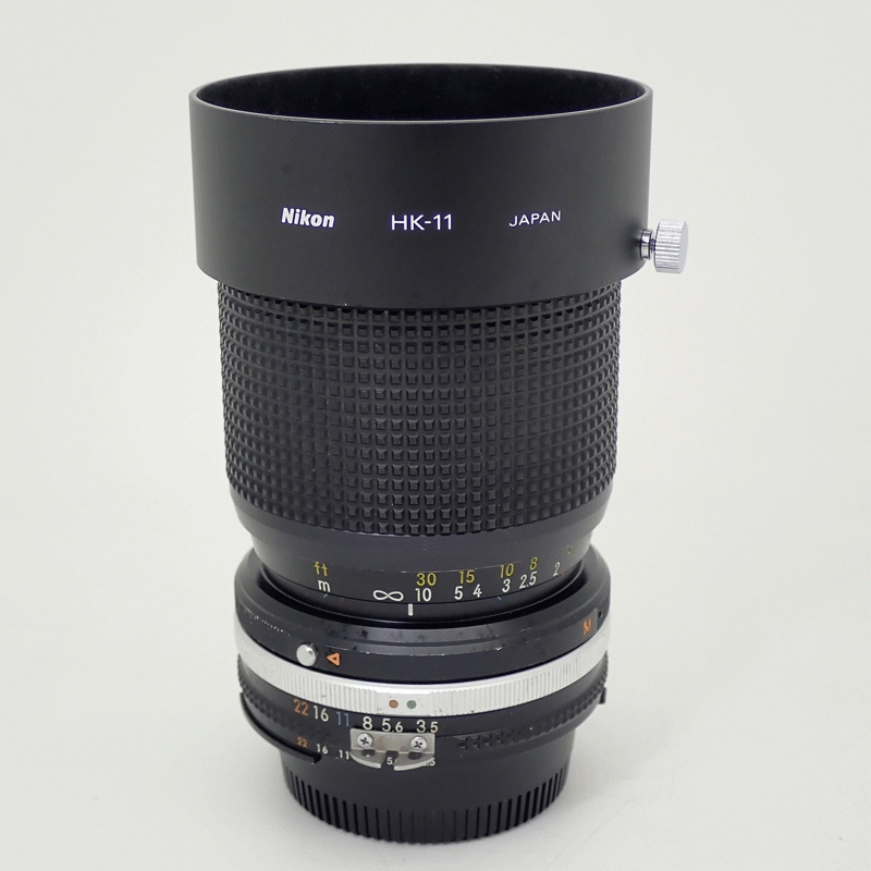 Nikon Zoom-Nikkor 35-105mm F3.5-4.5 ニコン レンズ 中古 メタルレンズフード付　HK-11 動作確認済 送料無料！！