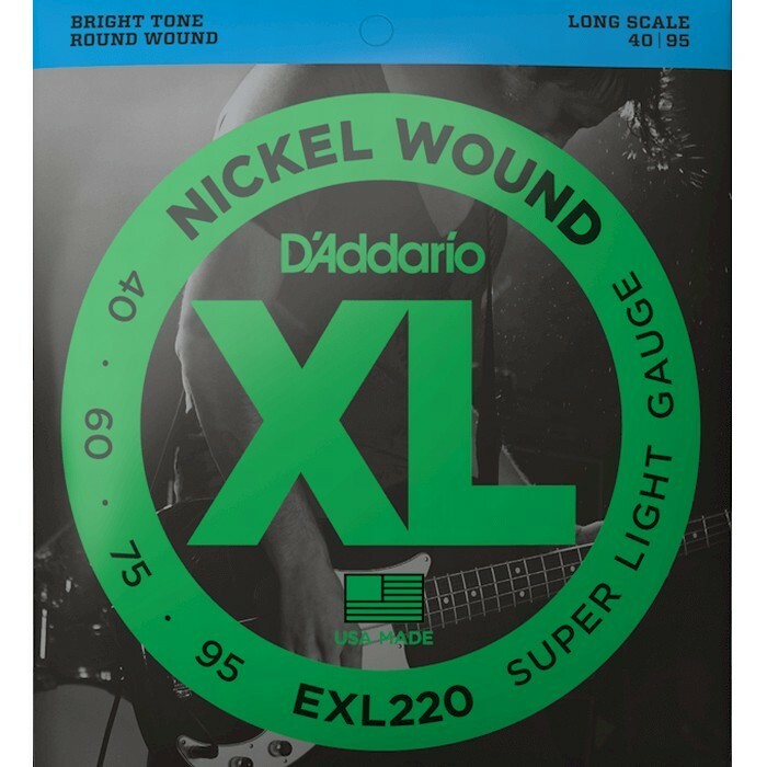 D'Addario EXL220 Nickel Wound 040-095 Long Scale ダダリオ ベース弦