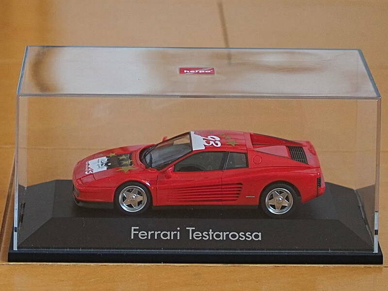 【herpa】1/43 フェラーリ・テスタロッサ FERRARI TESTAROSSA レッド 1993 クリスマス仕様 ヘルパ