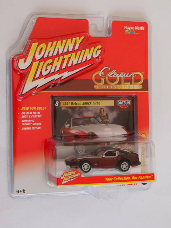 JOHNNY LIGHTNING ジョニーライトニング 1/64 Classic GOLD No.8 1981 Datsun 208ZX Turbo