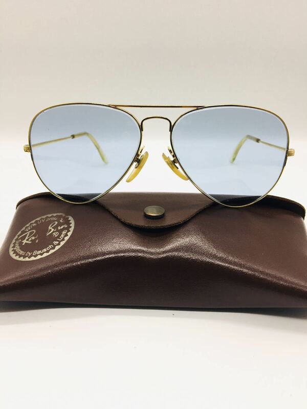 Ray-Ban vintage ヴィンテージ ボシュロム B&L AVIATOR フレーム　Master Piece 58mm レンズ　 Changeable Blue 70’s中古品です