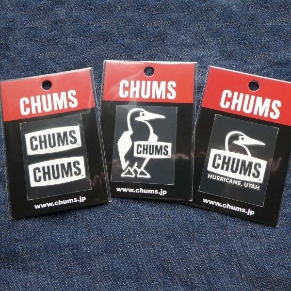 3枚セット CHUMS Emboss Sticker ステッカー 新品