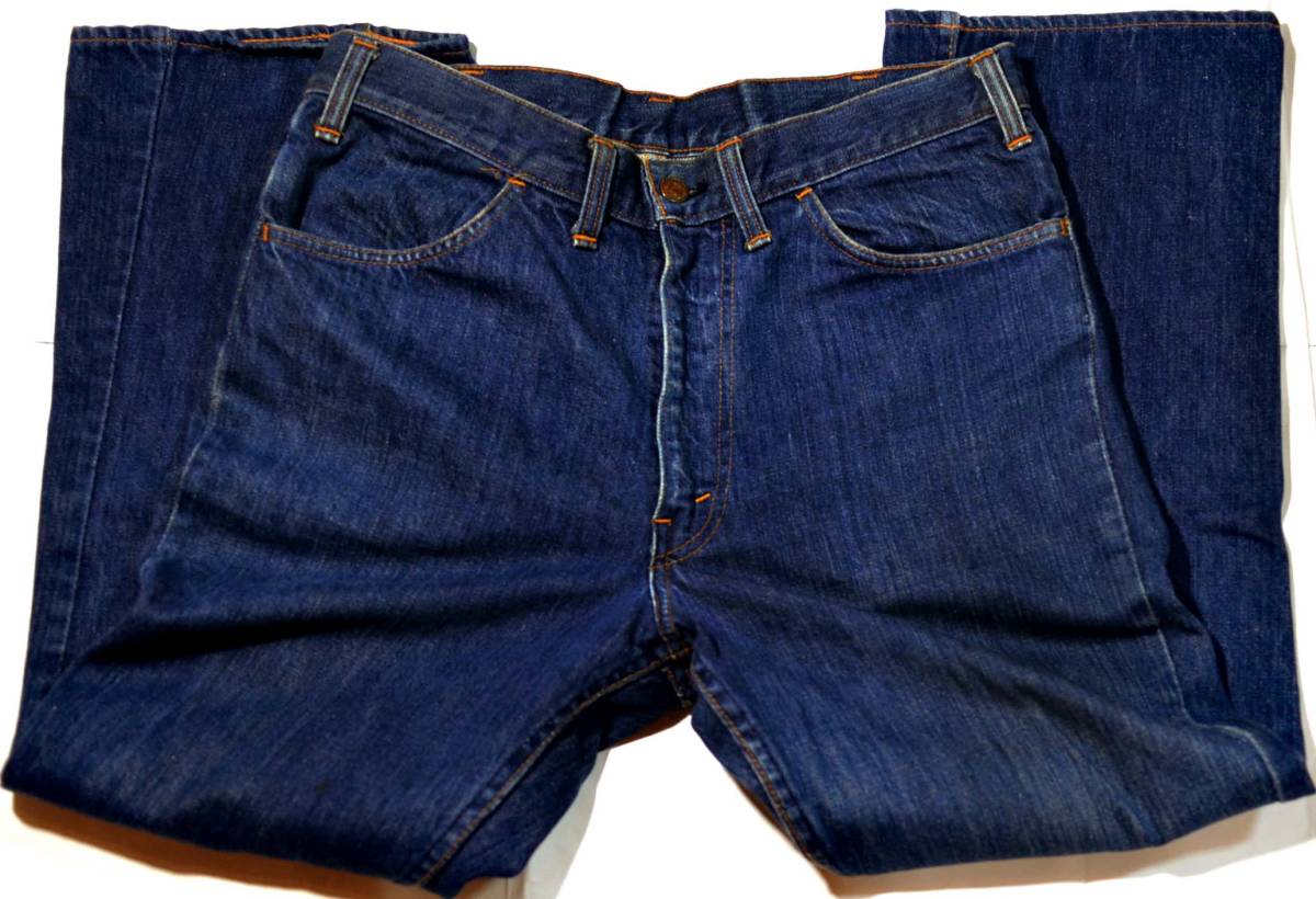 h64/LEVIS646ビッグEヴィンテージ60'ｓ超ミント！濃紺！