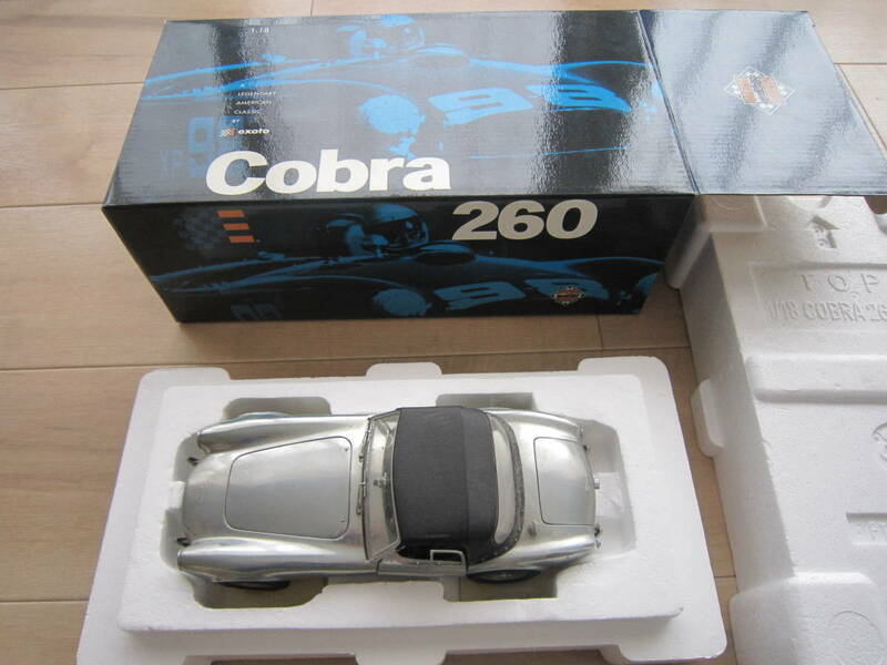 Exoto 1/18 Shelby AC Cobra 260 Version:Soft-Top 1962　ジャンク品　エクゾト　シェルビー　コブラ260　ポリッシュ