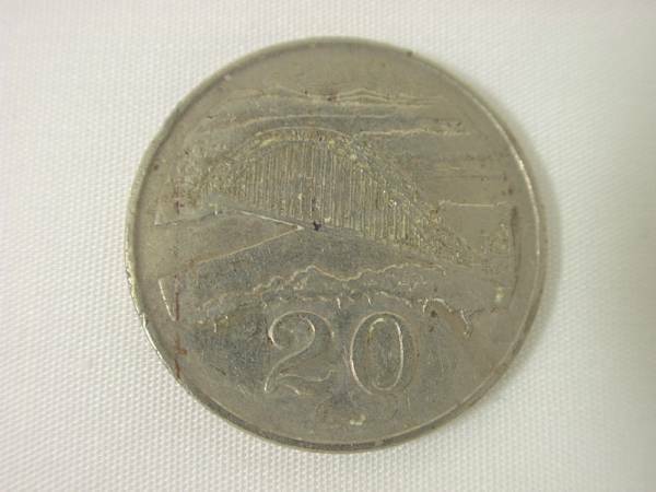 ジンバブエ共和国　20セント　硬貨・コイン　１枚　29