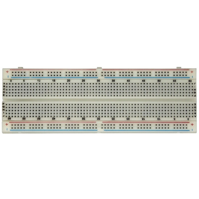 MB-102ブレッドボード 165mm×55mm×8mm 1個
