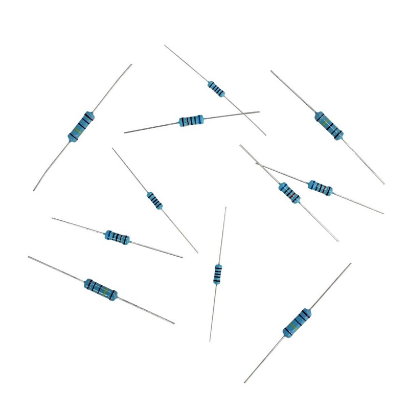 1.1Ω±1% 1/4W 金属皮膜抵抗 100個