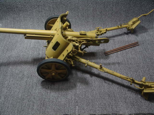 個人ユーザー限定品『素人個人完成品』DRAGON製 1/6 WWII ドイツ軍 7.5ｃｍPak97/38対戦車砲（半完成品です）