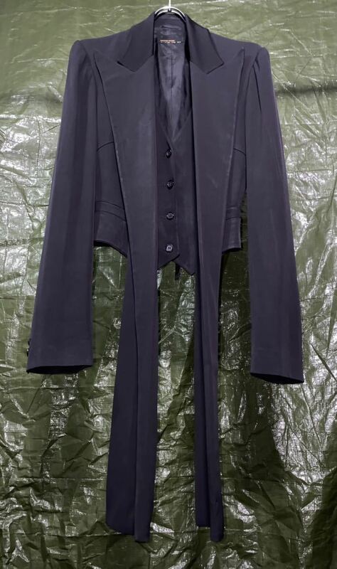 1990s ALEXANDER MCQUEEN CROPPED TAILORED JACKET アレキサンダーマックイーン　ヴィンテージ