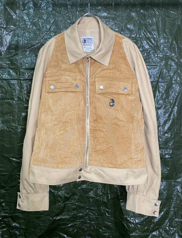 1970s COURREGES HOMME ZIPUP BLOUSON クレージュ　フランス製　メンズ　ブルゾン　ヴィンテージ