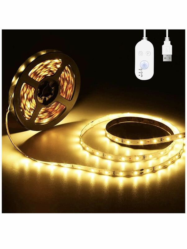 LED テープ ライト ストリップ ライト 電球色 5m イルミネーションライト