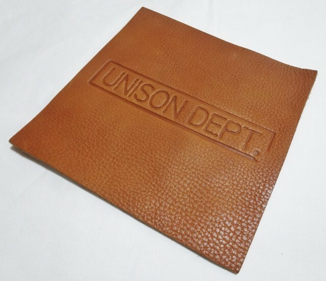 ■送料無料！ ユニゾンデプト レザー 敷物 革 皮 茶 UNISON DEPT 同梱ＮＧ■