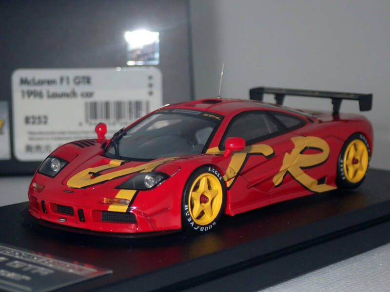 ミラージュ キッドボックス30周年限定 HPI racing 1/43 マクラーレン McLaren F1 GTR 1996 ラウンチカー Launch car 8252