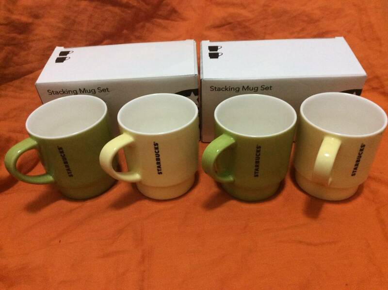 スターバックス☆STABUCKS☆Stacking Mug Set☆マグカップ☆4個