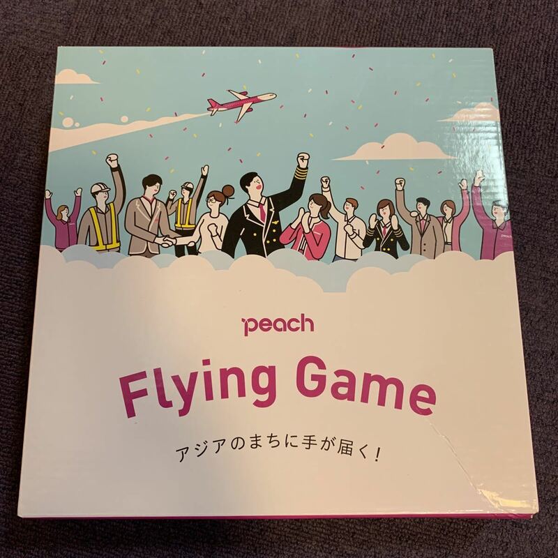 peach航空 ピーチアビエーション「フライングゲーム」(ツイスターゲーム) 未開封未使用美品 プロモーション用非売品 エアーライングッズ