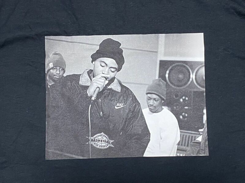 【新品】Lサイズ Nas ナズ DJ PREMIER Gang Starr ギャングスター Tシャツ TEE Rap HipHop 黒 ブラック Dr Dre Snoop Dogg 2Pac 