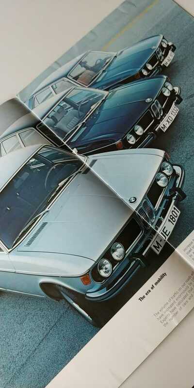 BMW　カタログ　BMW2500・2800・3.0S・3.0Si　年代物