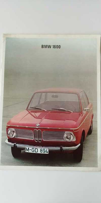 BMW カタログ　BMW1600　年代物