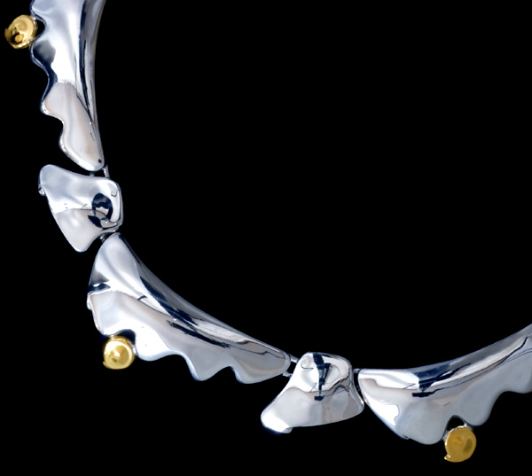 *E64【ENRIC MAJORAL】Art Jewelry SLVネックレス SPAIN New